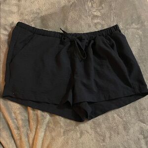 Women's Black Athletic Shorts